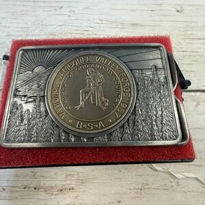 BSA 1957 National Jamboree Valley Forge Belt Buckle Vintage Boy Scouts 7934D